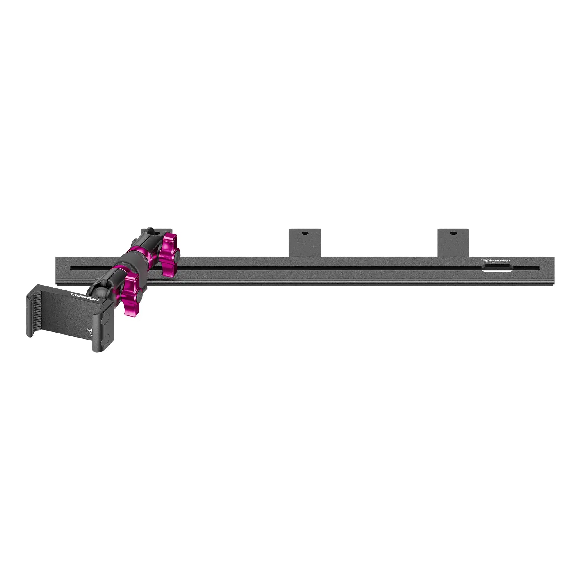 2008-2016 Ford Super Duty & 2011+ F-650/750 Tackform Slim Track Dash Bracket with 20LITE Phone Mount
