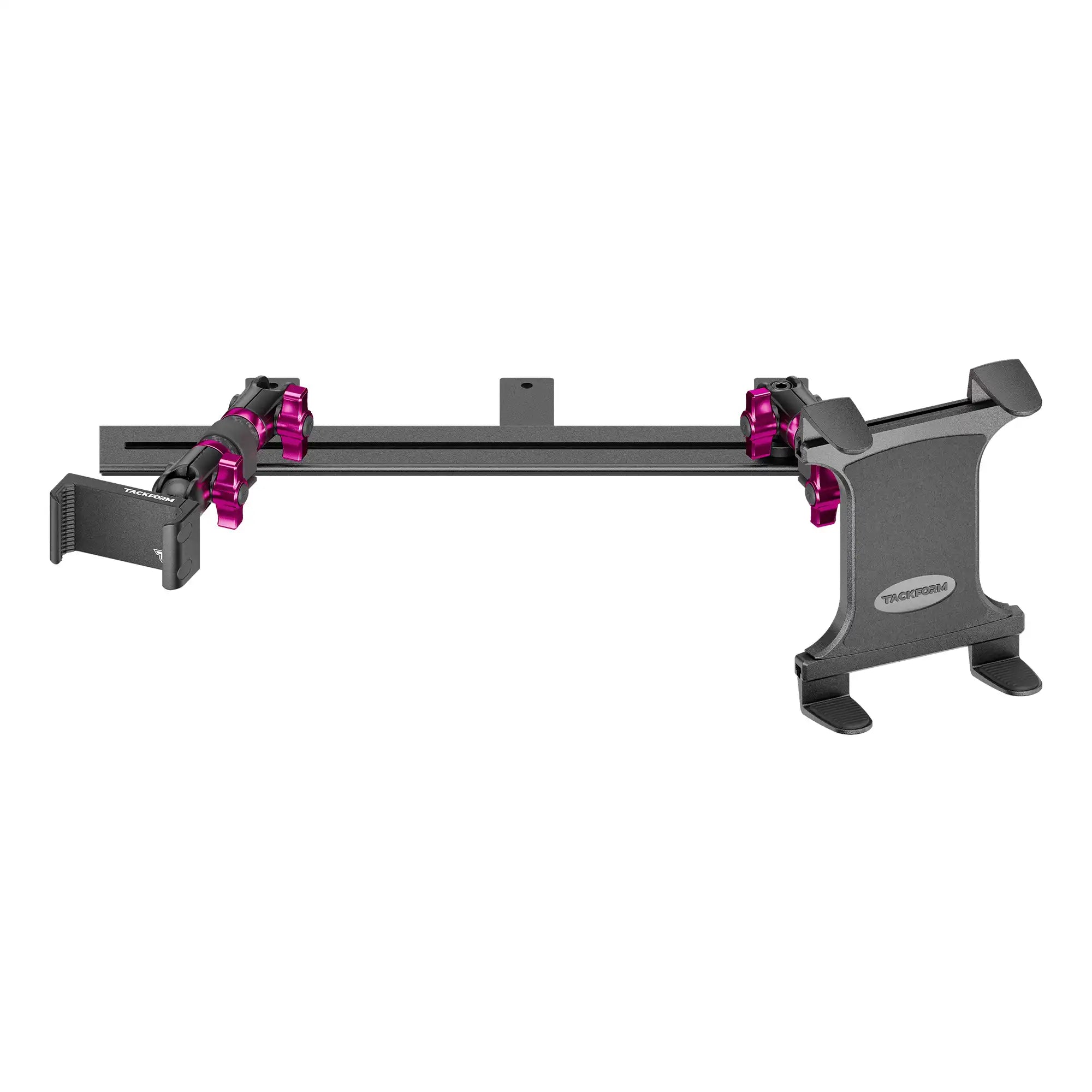 2008-2016 Ford Super Duty & 2011+ F-650/750 Tackform Slim Track Dash Bracket with 20LITE Phone & Tablet Mounts