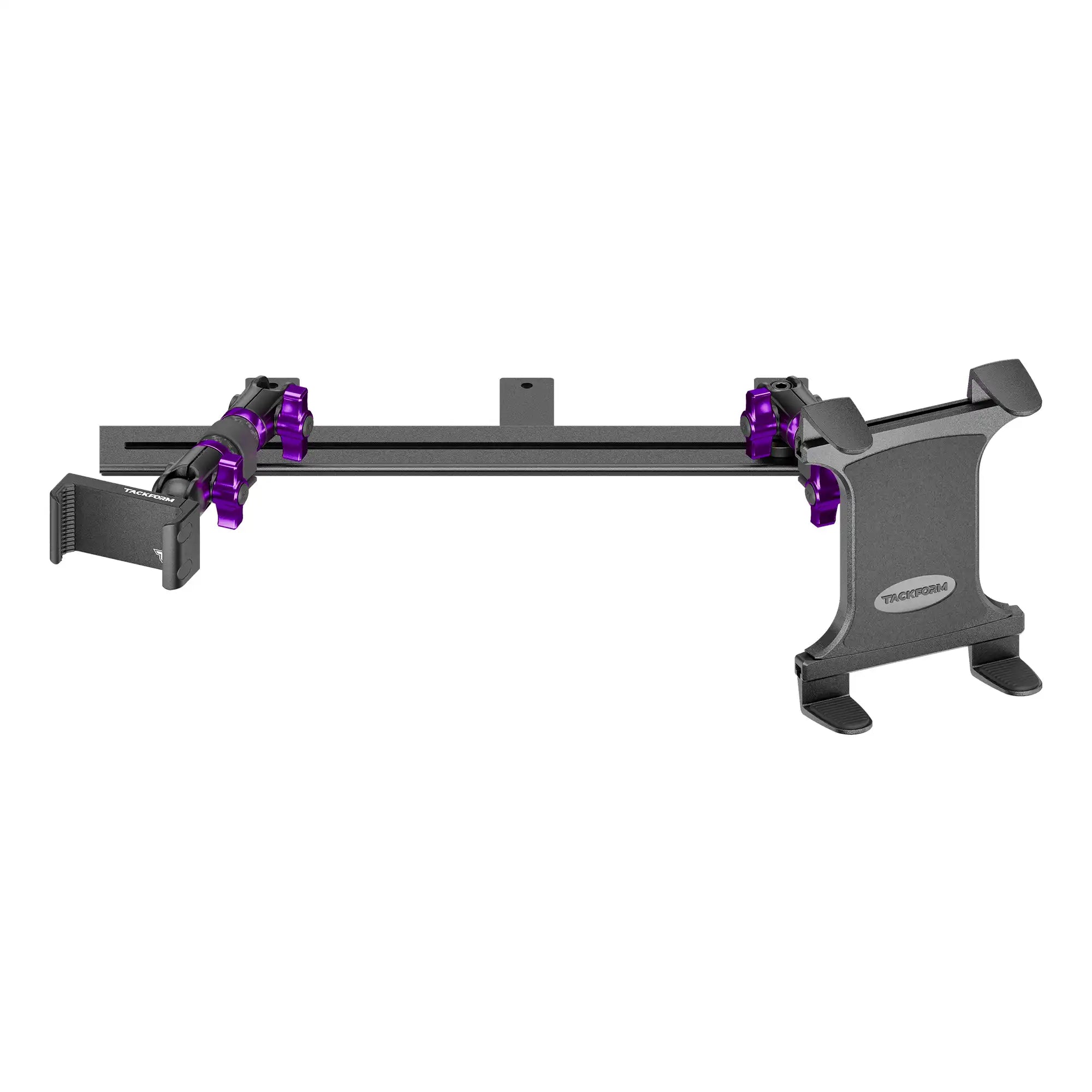 2008-2016 Ford Super Duty & 2011+ F-650/750 Tackform Slim Track Dash Bracket with 20LITE Phone & Tablet Mounts