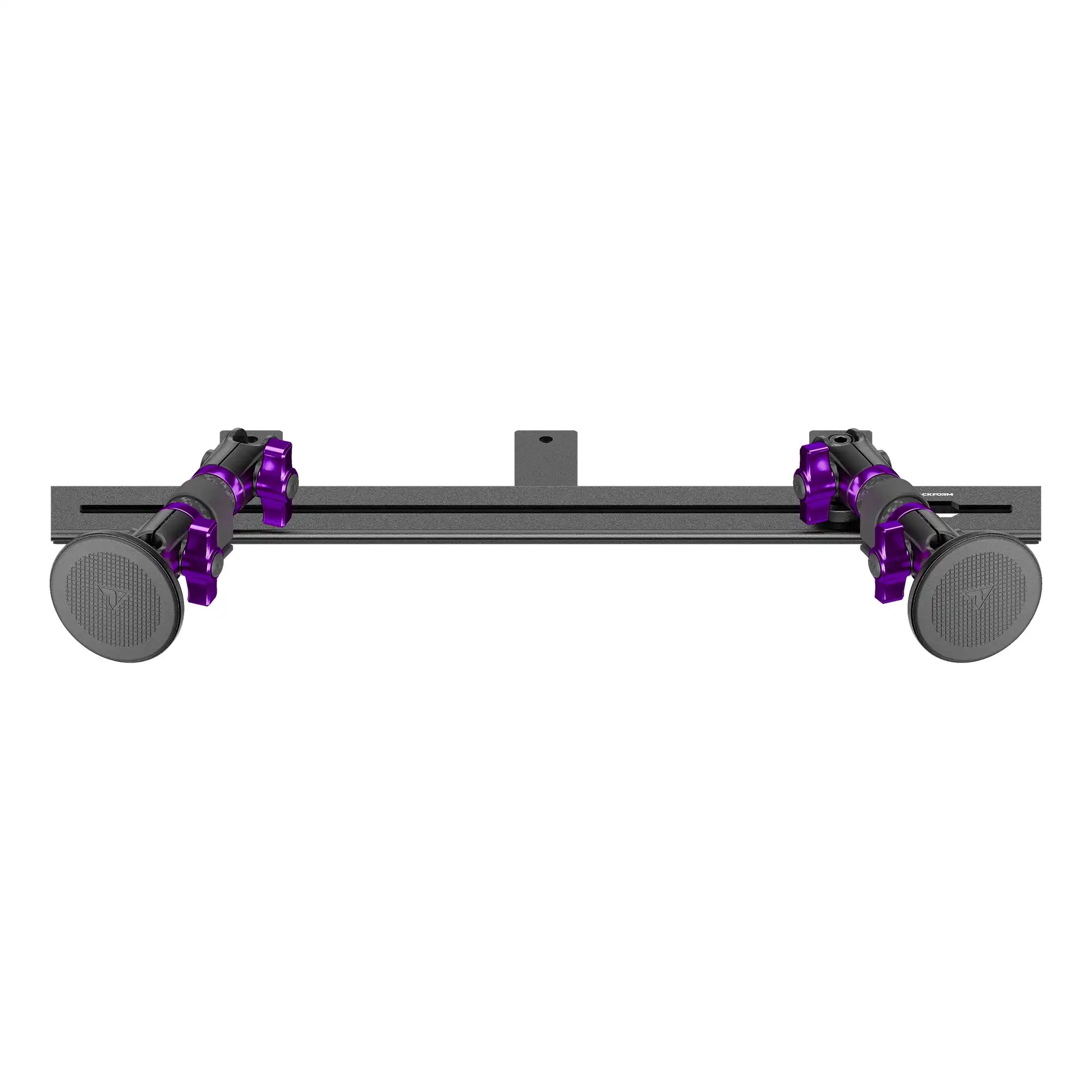 2008-2016 Ford Super Duty & 2011+ F-650/750 Tackform Slim Track Dash Bracket with Dual MagSafe Phone Mounts