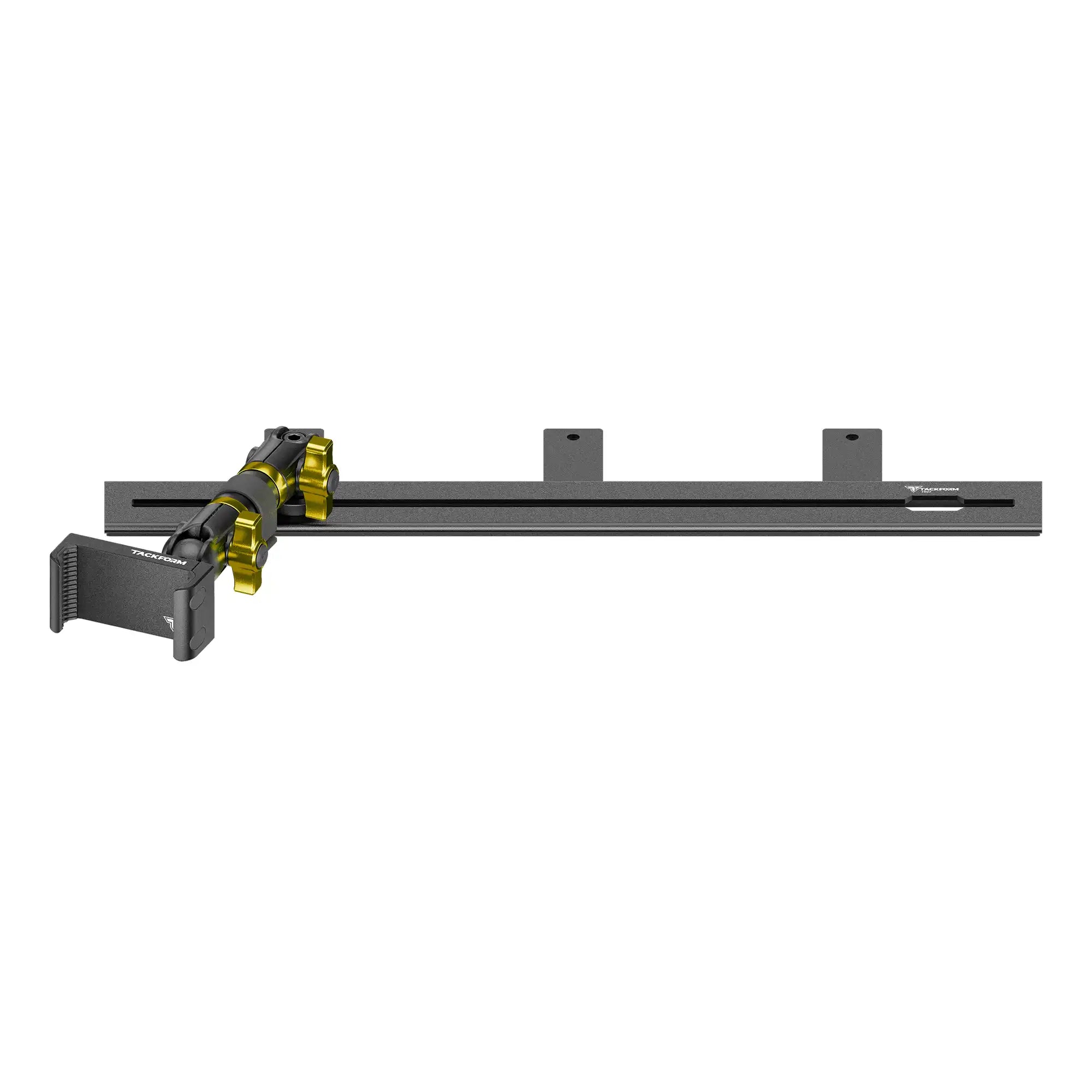2008-2016 Ford Super Duty & 2011+ F-650/750 Tackform Slim Track Dash Bracket with 20LITE Phone Mount