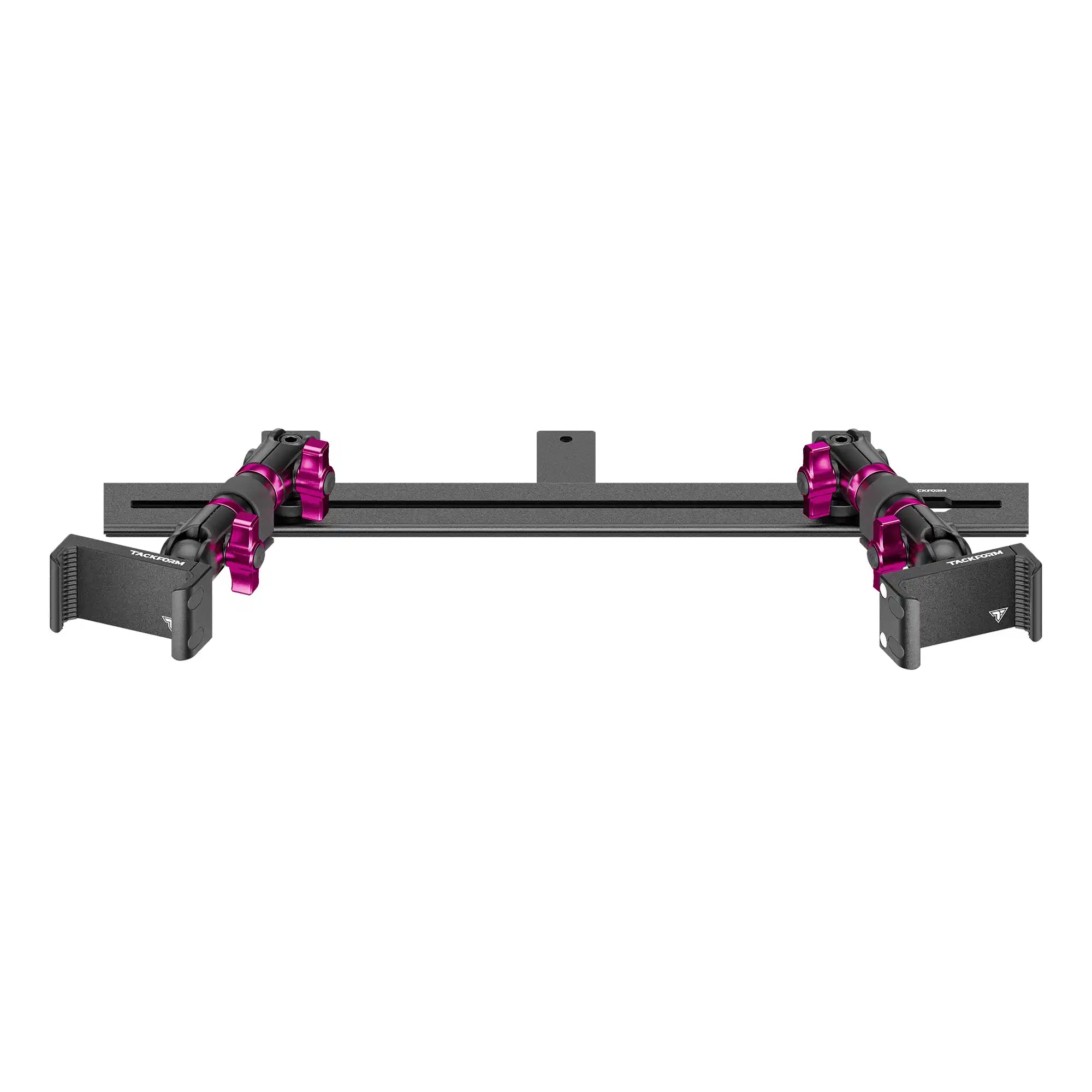 2008-2016 Ford Super Duty & 2011+ F-650/750 Tackform Slim Track Dash Bracket with Dual 20LITE Phone Mounts