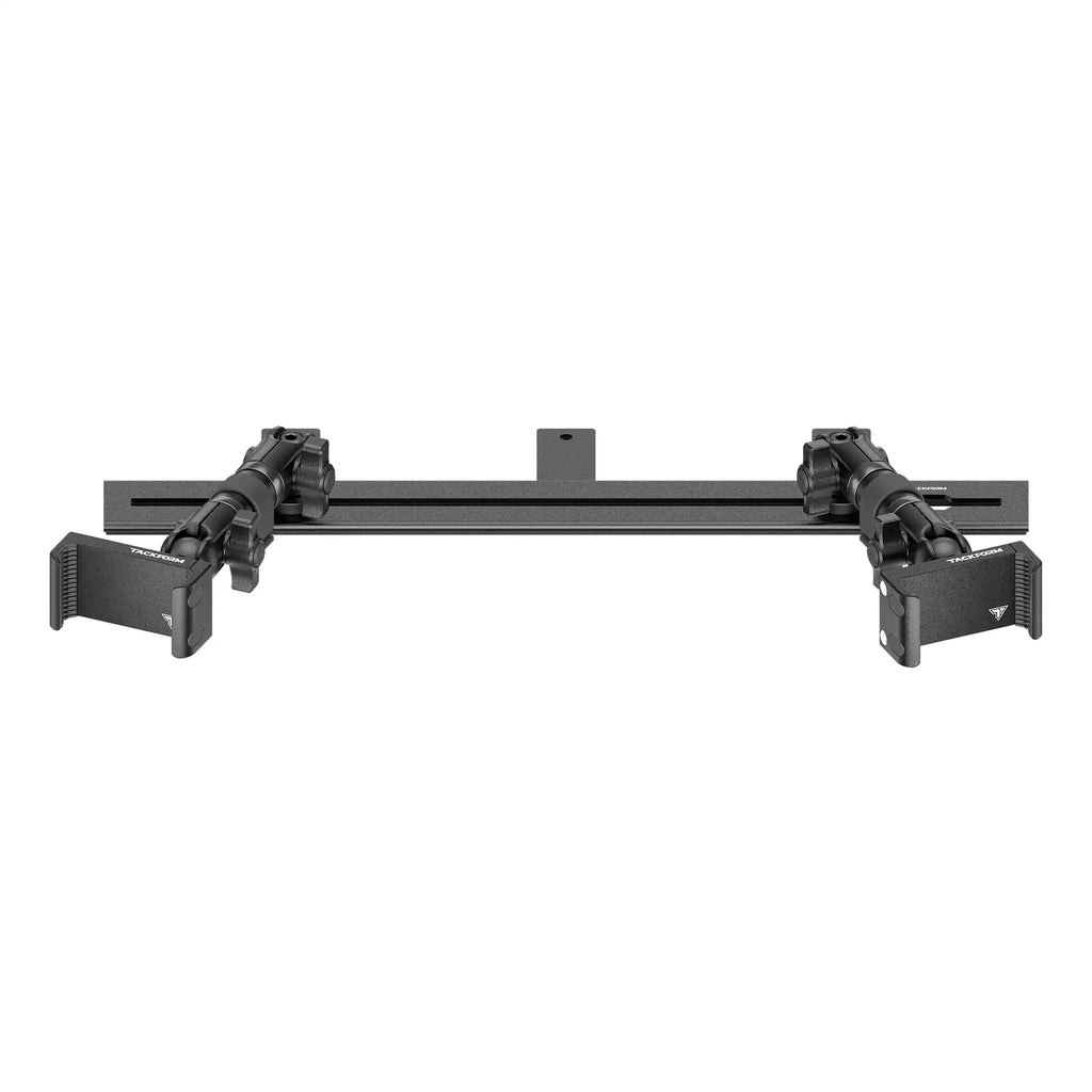 2008-2016 Ford Super Duty & 2011+ F-650/750 Tackform Slim Track Dash Bracket with Dual 20LITE Phone Mounts