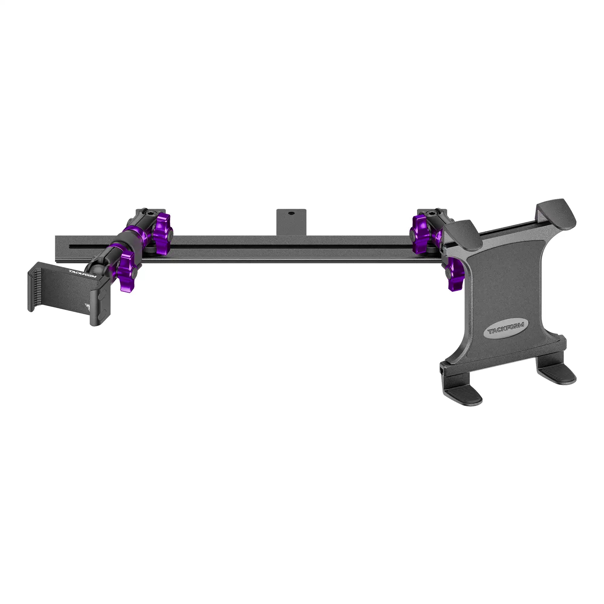 2008-2016 Ford Super Duty & 2011+ F-650/750 Tackform Slim Track Dash Bracket with 20LITE Phone & Tablet Mounts