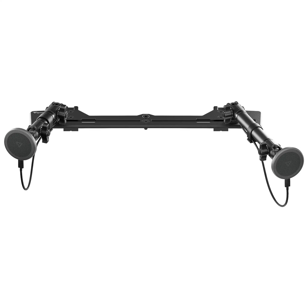 2021+ Ford Bronco & Bronco Raptor (Non-Sport) Tackform Slim Track Dash Bracket With Dual MagSafe Charging Phone Mounts