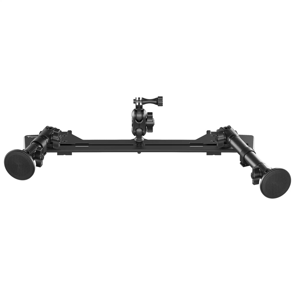 2021+ Ford Bronco & Bronco Raptor (Non-Sport) Tackform Slim Track Dash Bracket With Dual MagSafe Phone Mounts & GoPro Mount