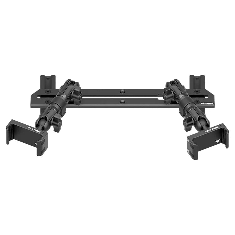2023-2026 Ford Super Duty (F-250 Through F-600) Tackform Slim Track Dash Bracket With Dual 20LITE Phone Mounts