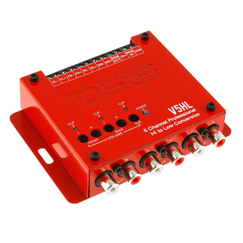 Hi/Lo Converter 5-Channel with 12 Volt Trigger Output (Remote out)