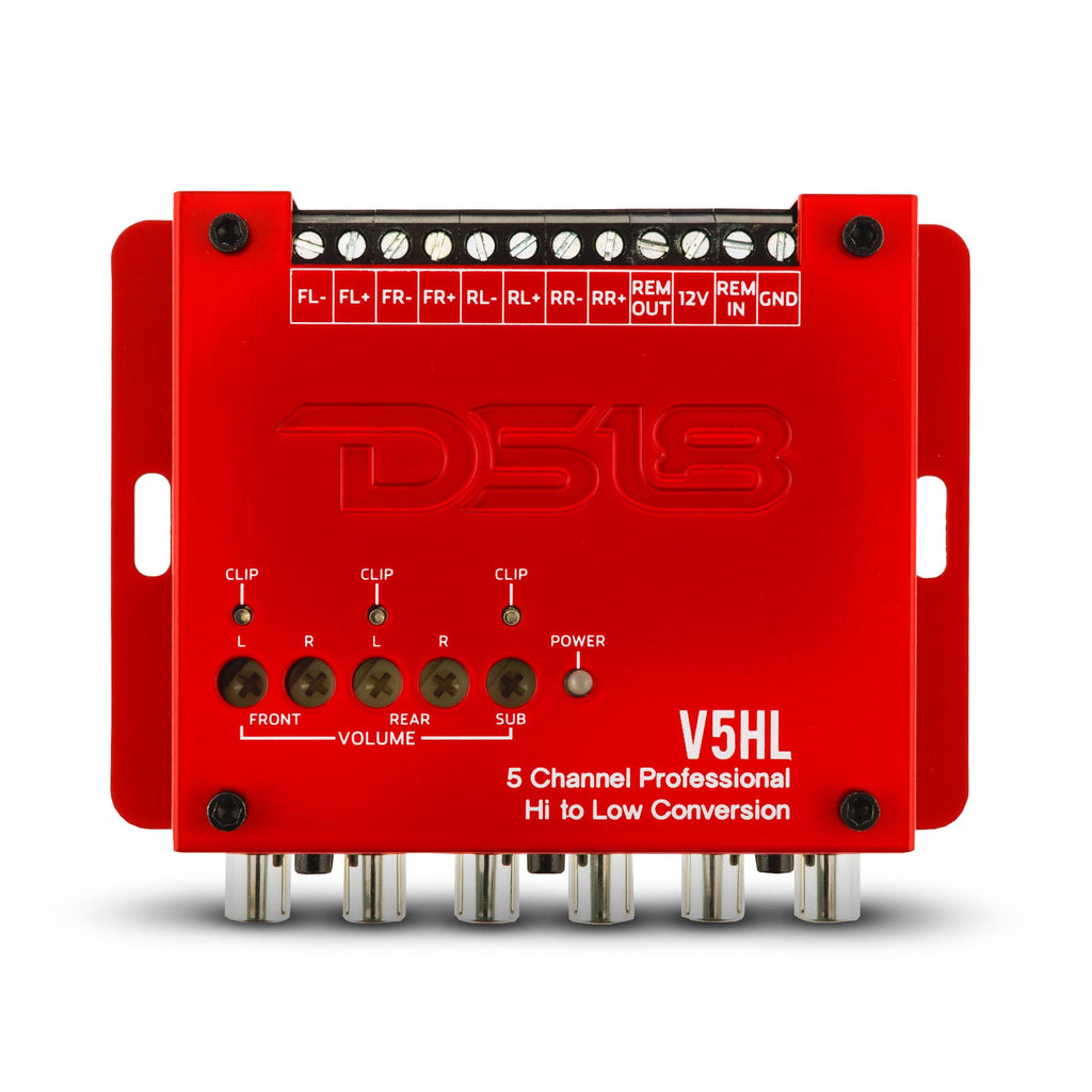 Hi/Lo Converter 5-Channel with 12 Volt Trigger Output (Remote out)
