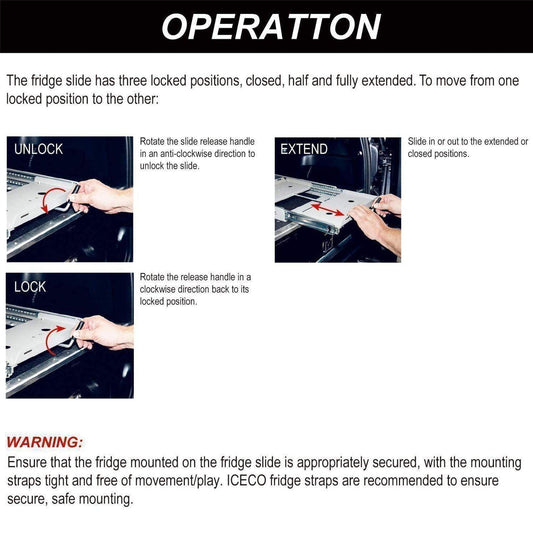 ICECO VL60Pro/APL55 Mounting Slide