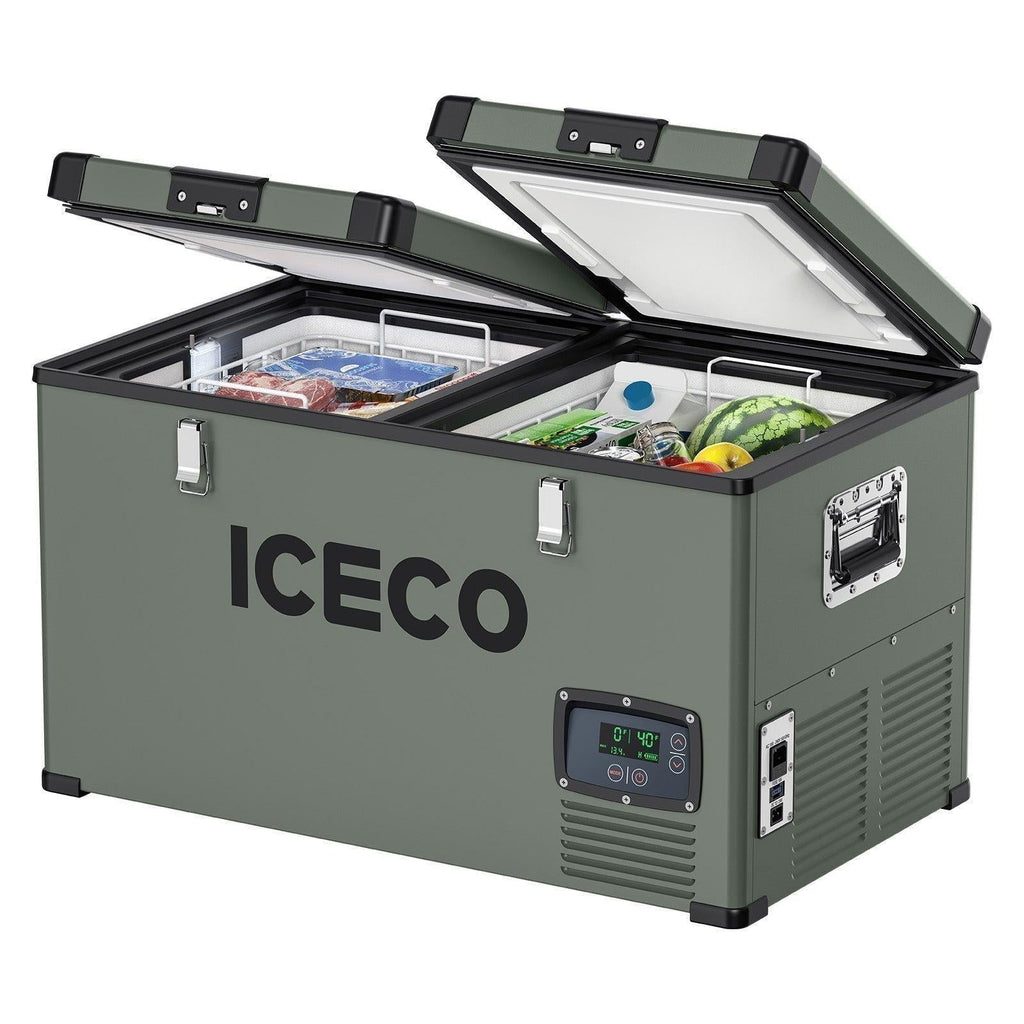 ICECO VL60 Dual Zone 63QT Portable Cooler Olive