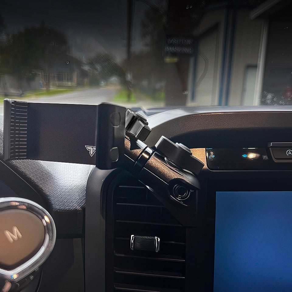 2021+ Ford F-150/Raptor & 2023+ Super Duty LINK™ Vent Mount Bracket With 20LITE Phone Holder | Choose Your Arm Length