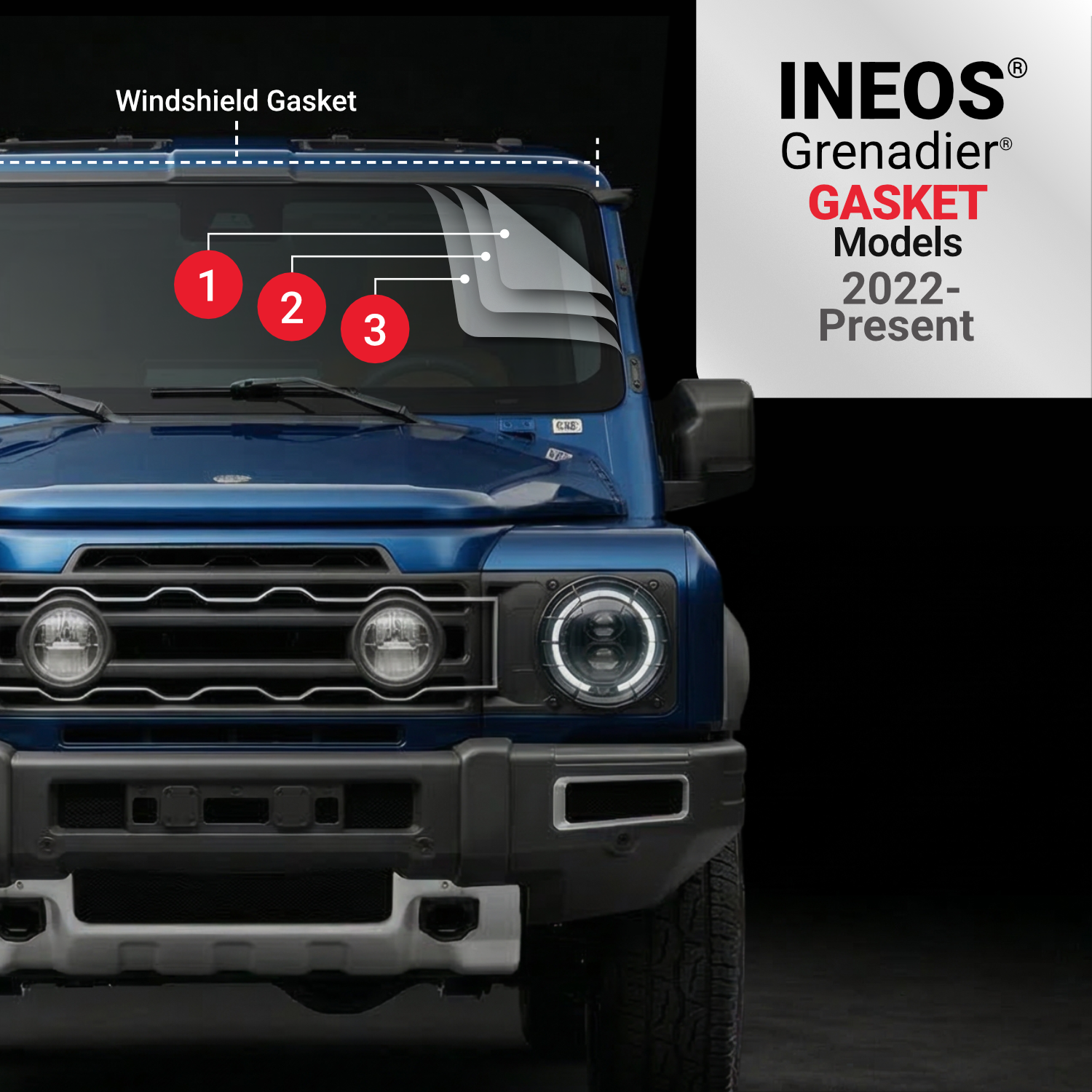 Windshield Defense Kit for INEOS Grenadier