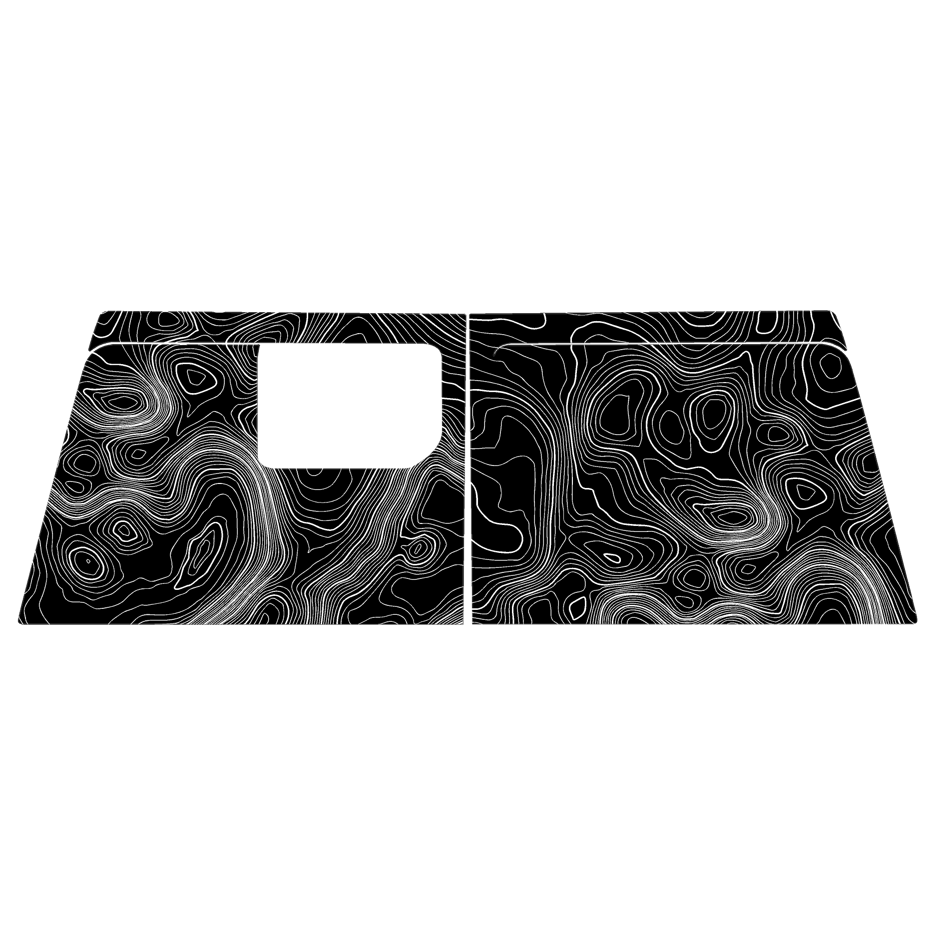 Topo Cargo Area Overlay Kit Part 1 (Printed Series) - 2021+ Bronco 4 Door