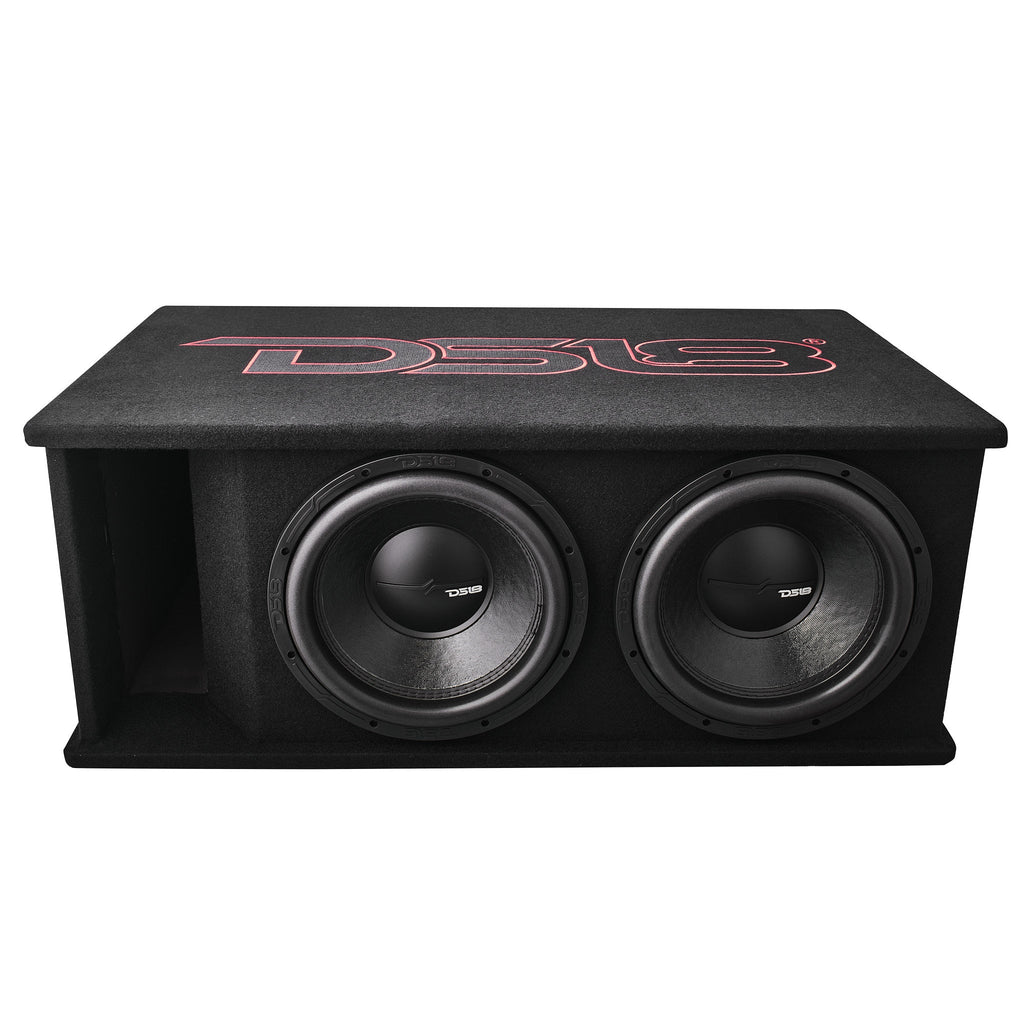 Dual 12" Loaded Subwoofer Ported Enclosure With ZR12.2 1600 Watts Rms