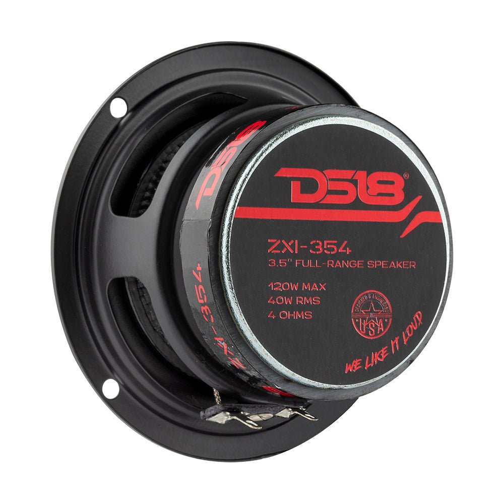 ZXI 3.5" Full-Range Speakers with Kevlar Cone | 40 Watts RMS 4-Ohm