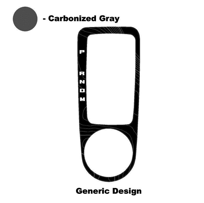 Topo Automatic Shifter Overlay (Printed Series) - 2021+ Bronco Automatic