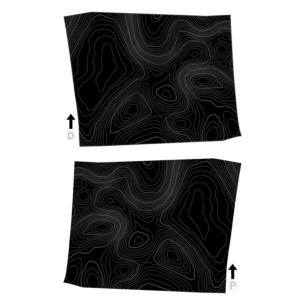Topographic Push to Start Trim - 2024+ Tacoma / 2025+ 4Runner