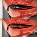 Dark Smoke Tail Light Overlays (Top) - 2020+ Supra