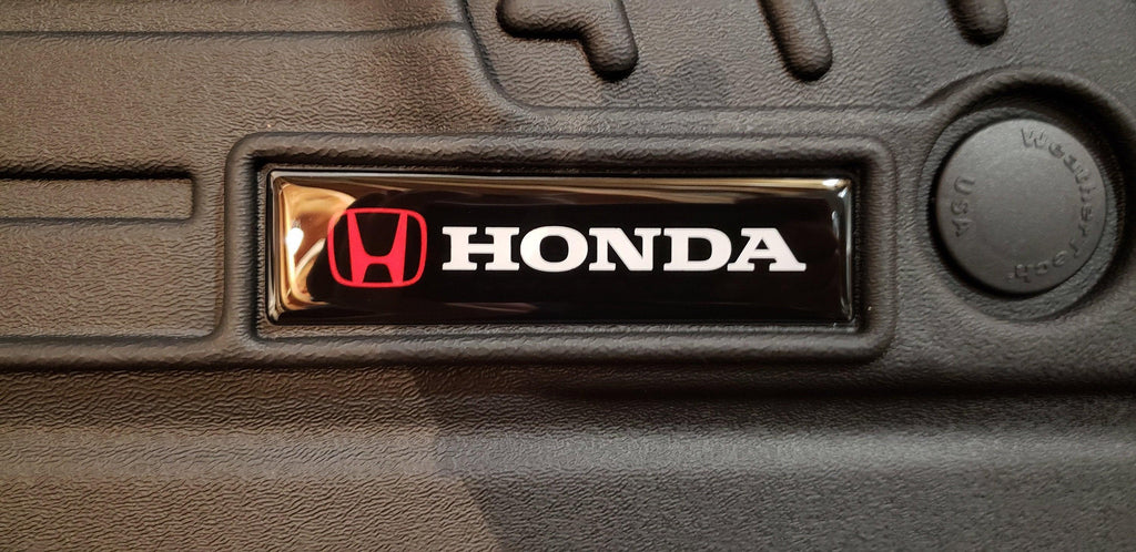 Domed Honda Emblem Inserts for Weathertech Floor Mats (Single)