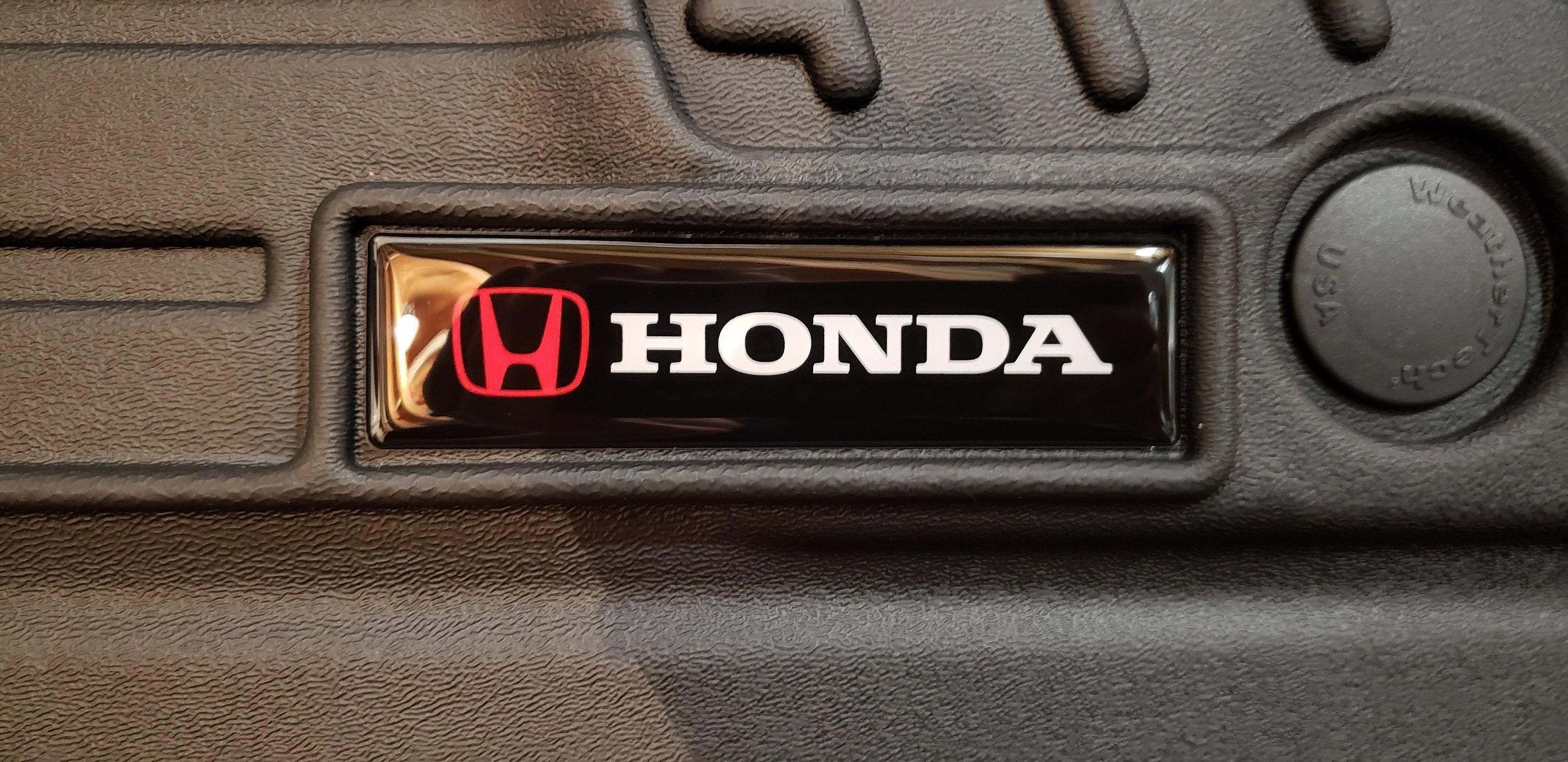 Domed Honda Emblem Inserts for Weathertech Floor Mats (Single)
