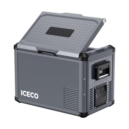ICECO VL45 Pro Dual Zone 45QT Portable Cooler Grey