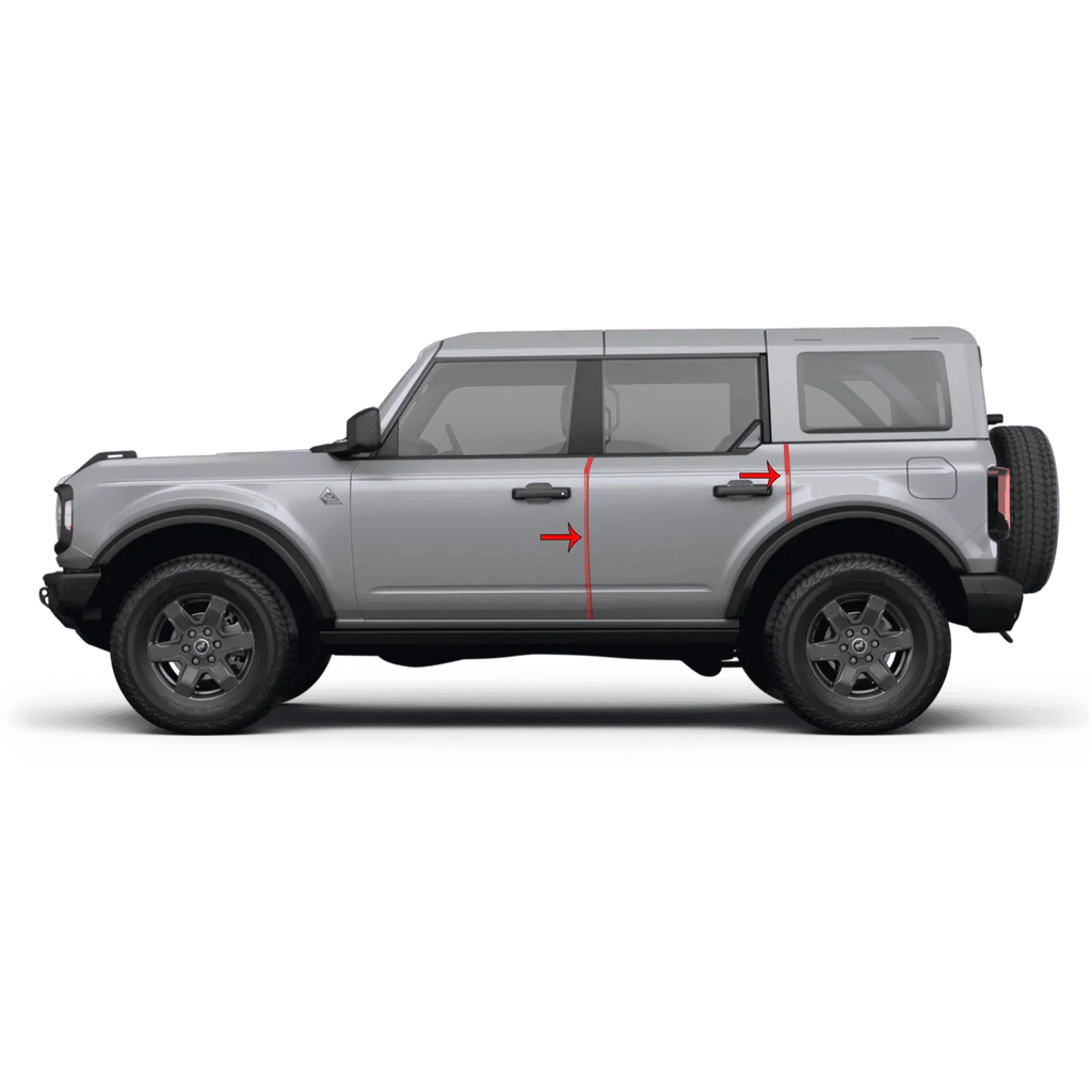 eXpert Door Edge Protection Film (Clear PPF) - 2021+ Bronco