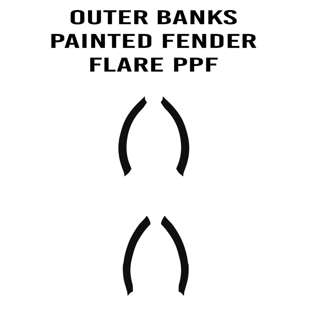 eXpert Fender Flare Paint Protection Film (Clear PPF) - 2021+ Bronco Outer Banks