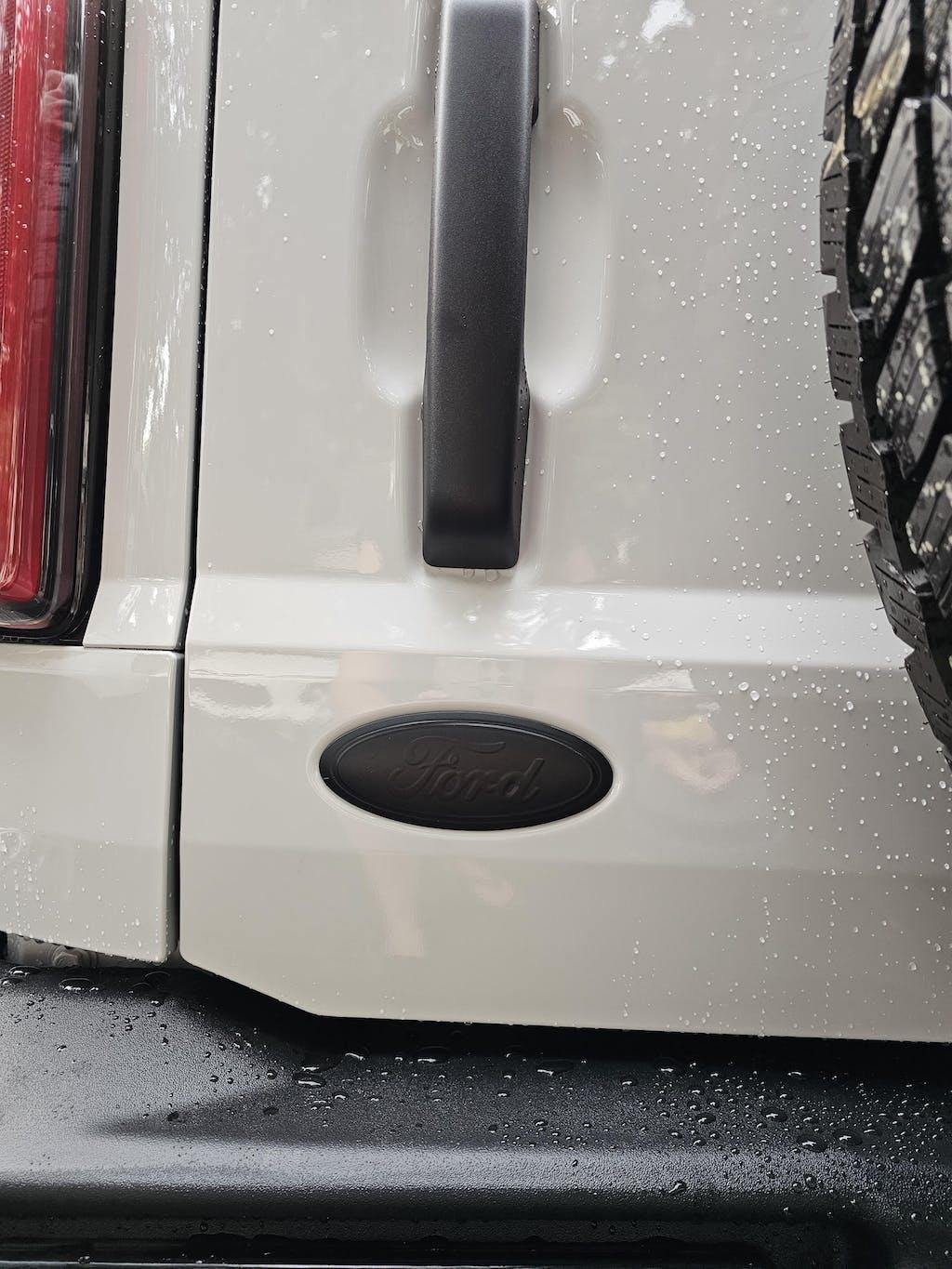 Ford Bronco Rear Oval Emblem Overlay (Tint or Solid) - 2021-2026 Bronco / Bronco Sport