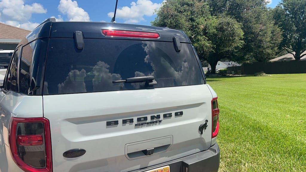 Ford Bronco Rear Oval Emblem Overlay (Tint or Solid) - 2021-2026 Bronco / Bronco Sport