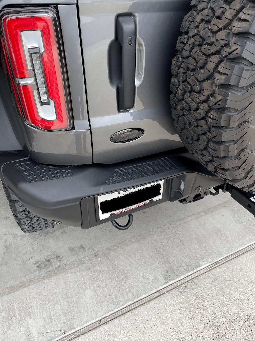 Ford Bronco Rear Oval Emblem Overlay (Tint or Solid) - 2021-2026 Bronco / Bronco Sport