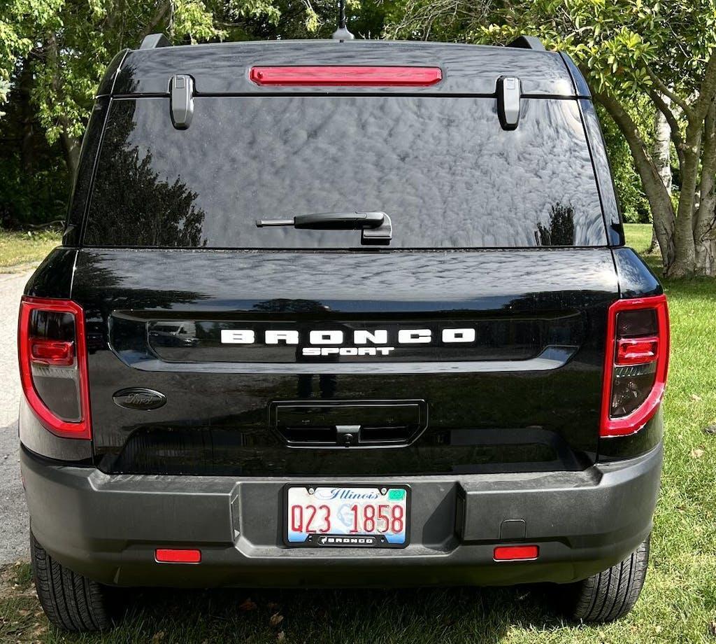 Ford Bronco Rear Oval Emblem Overlay (Tint or Solid) - 2021-2026 Bronco / Bronco Sport