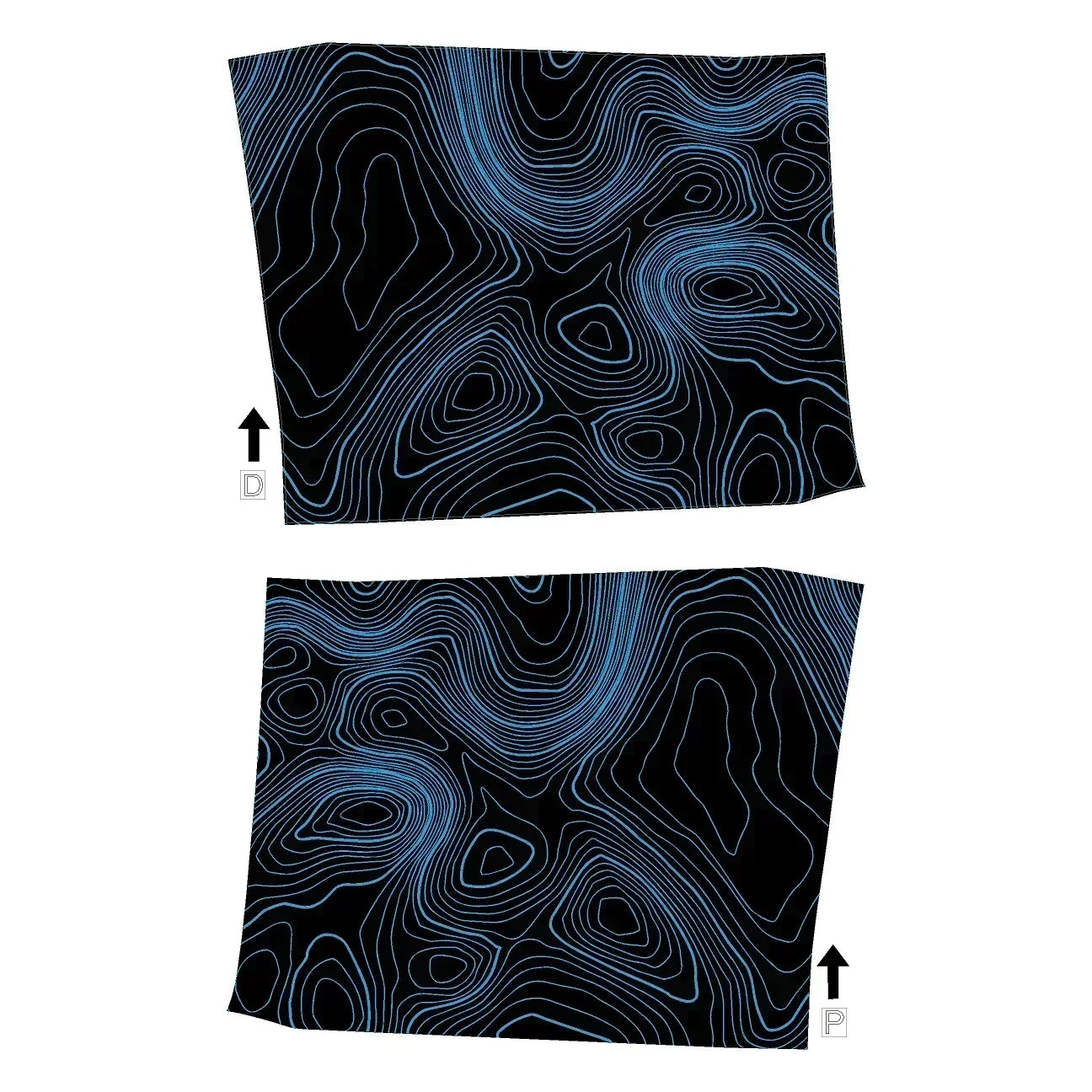 Topographic REAR Door Armrest Panel Protection - 2025+ 4Runner
