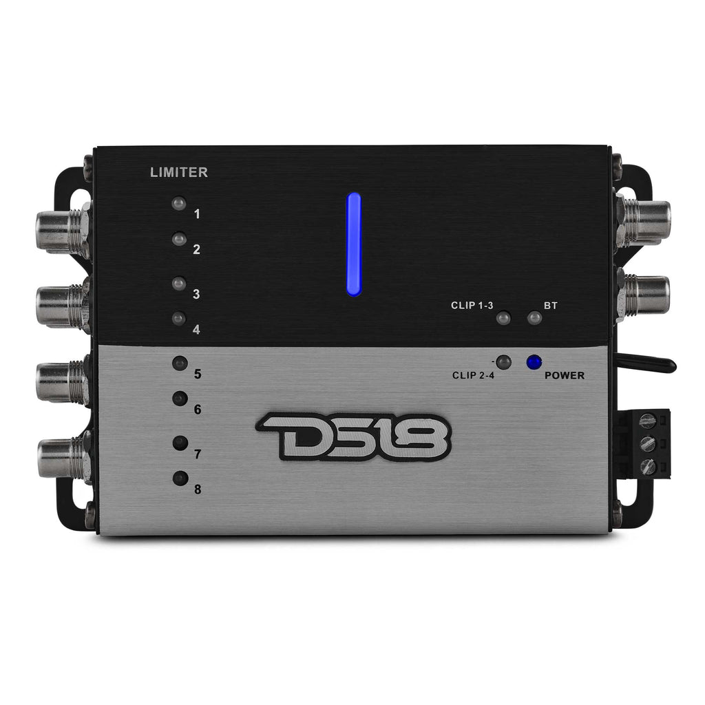 4-Input / 8-Output Digital Sound Processor with Bluetooth and App Control