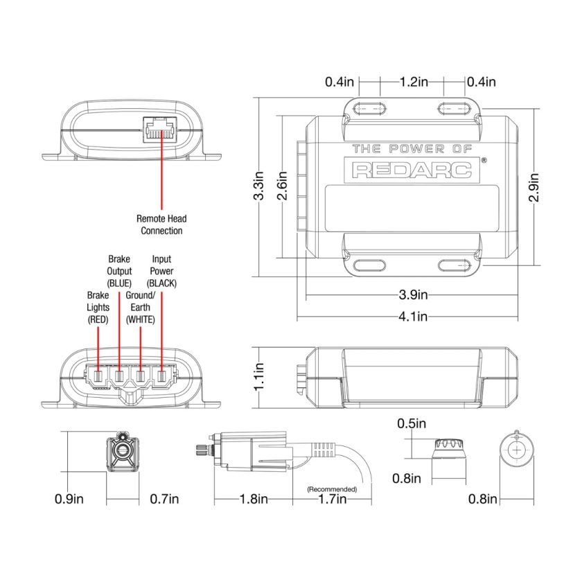 REDARC Tow-Pro Liberty Electric Brake Controller [A]