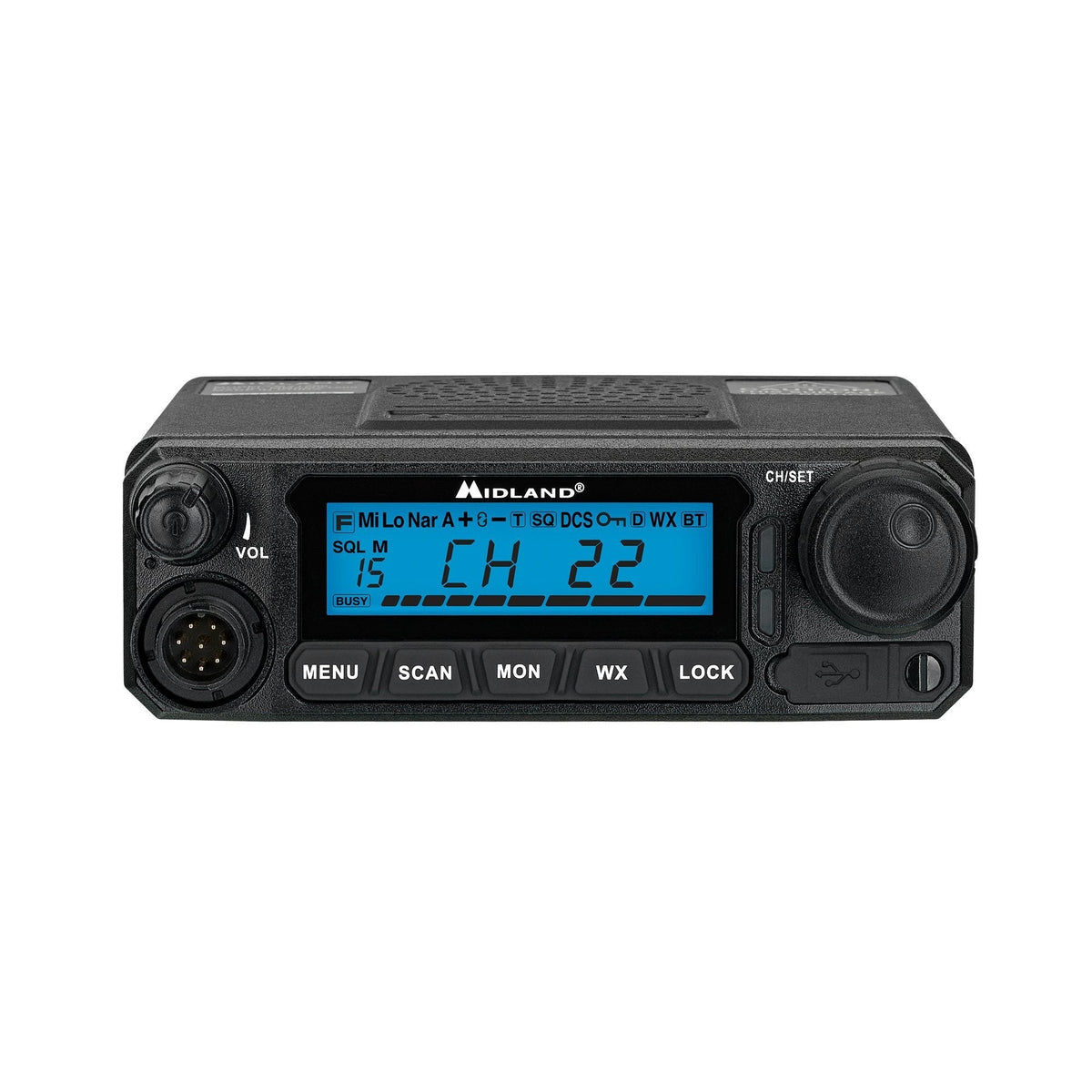 Midland MXT500 MicroMobile Two-Way Radio GMRS 50W