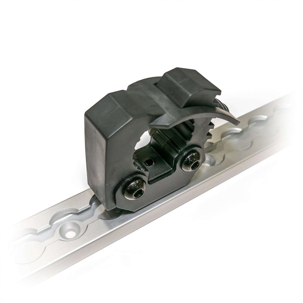 L-Track Quick-Mount Rubber Clamp for MOLLE and Drip Rails