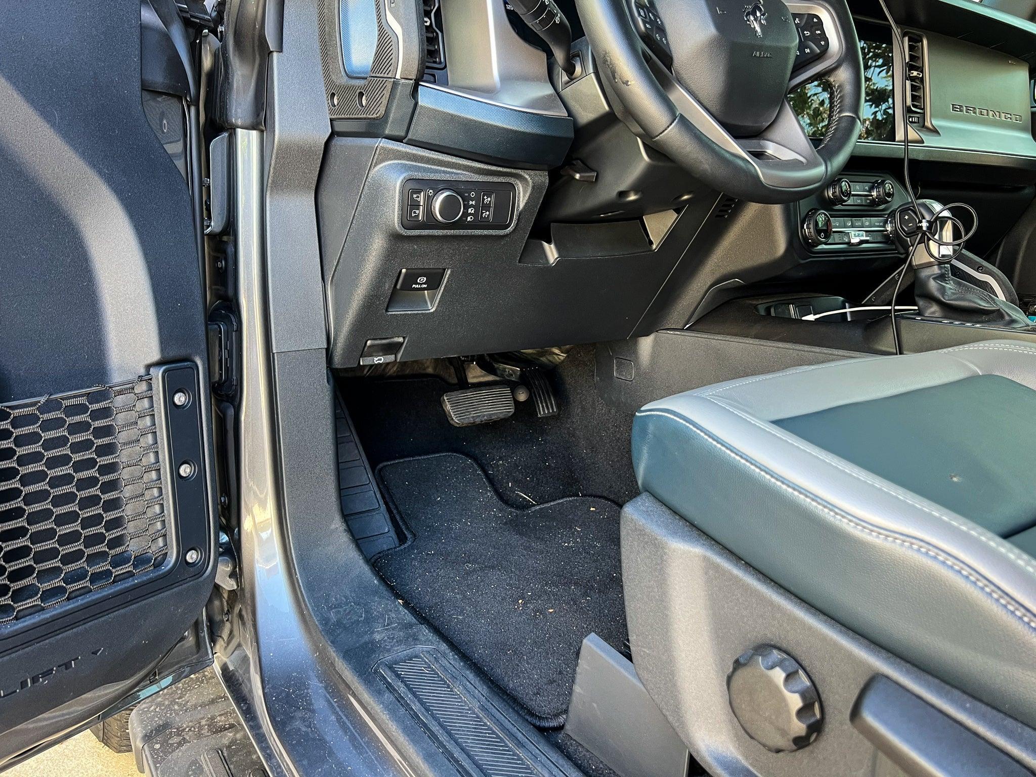 Printed Series Interior Under Steering Wheel Fuses Label - 2021+ Bronco