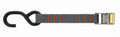 Rollercam 1in Gray Hook End 9ft (Pack of 2)