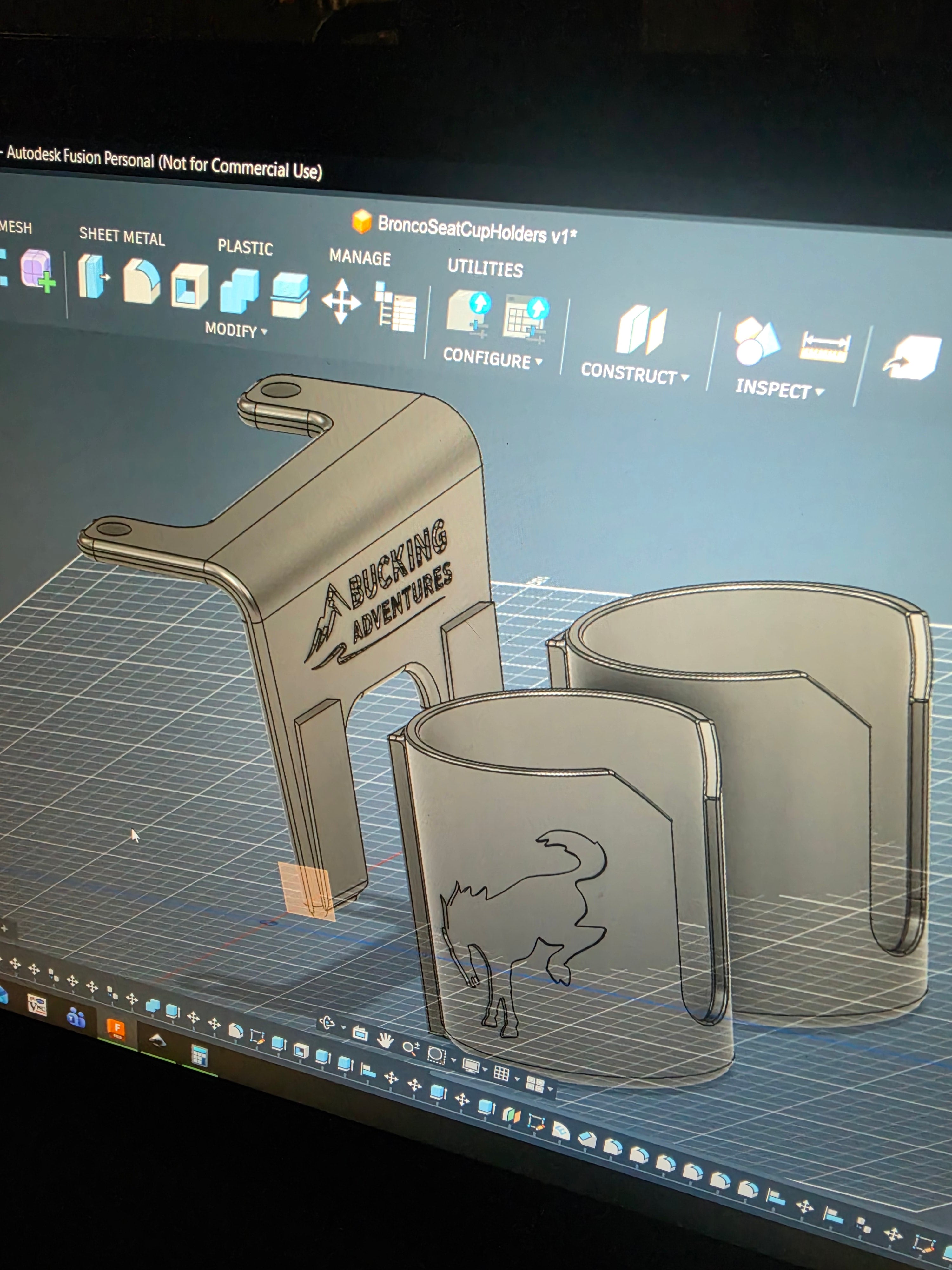 Buckin' Beverage Rack