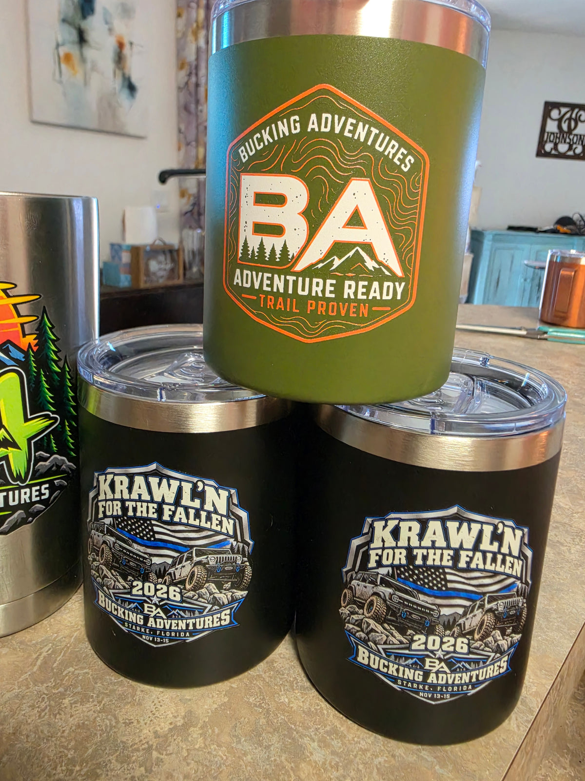 12oz Custom Double Wall Tumbler with handle
