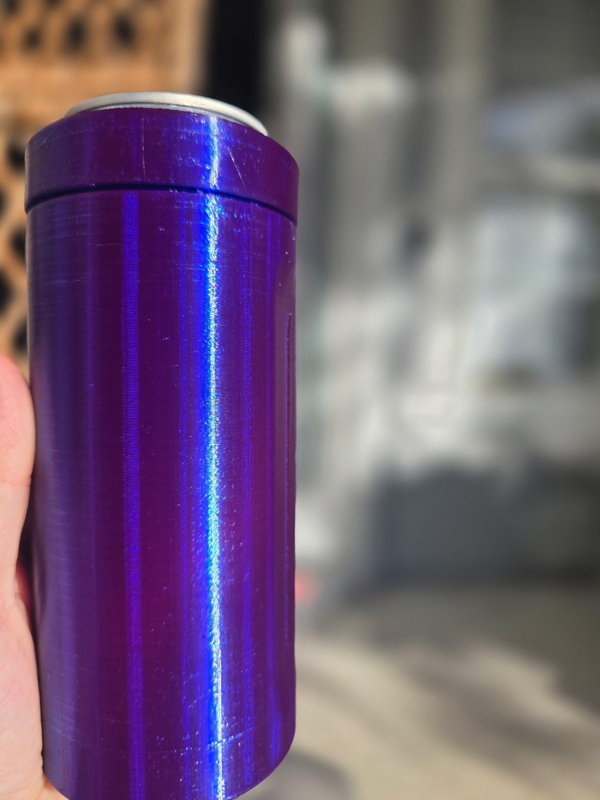 12oz Skinny Can Koozie - 3d printed