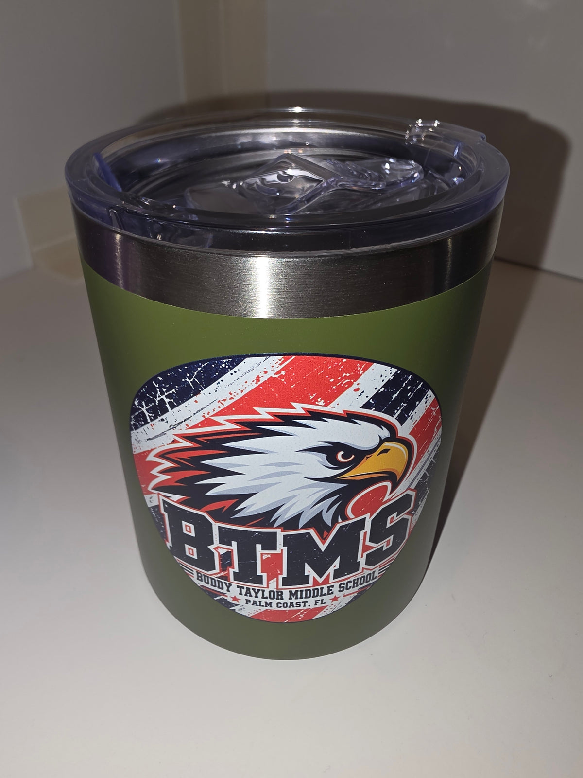 12oz Custom Double Wall Tumbler with handle