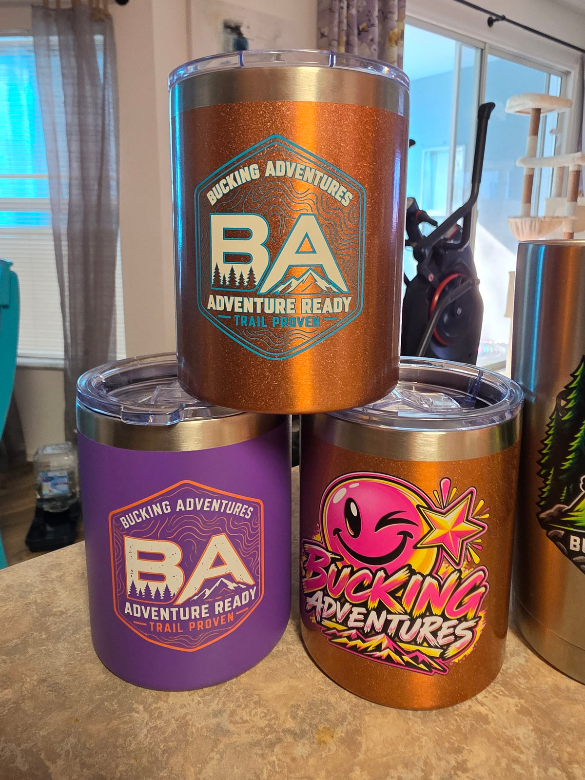 12oz Custom Double Wall Tumbler with handle