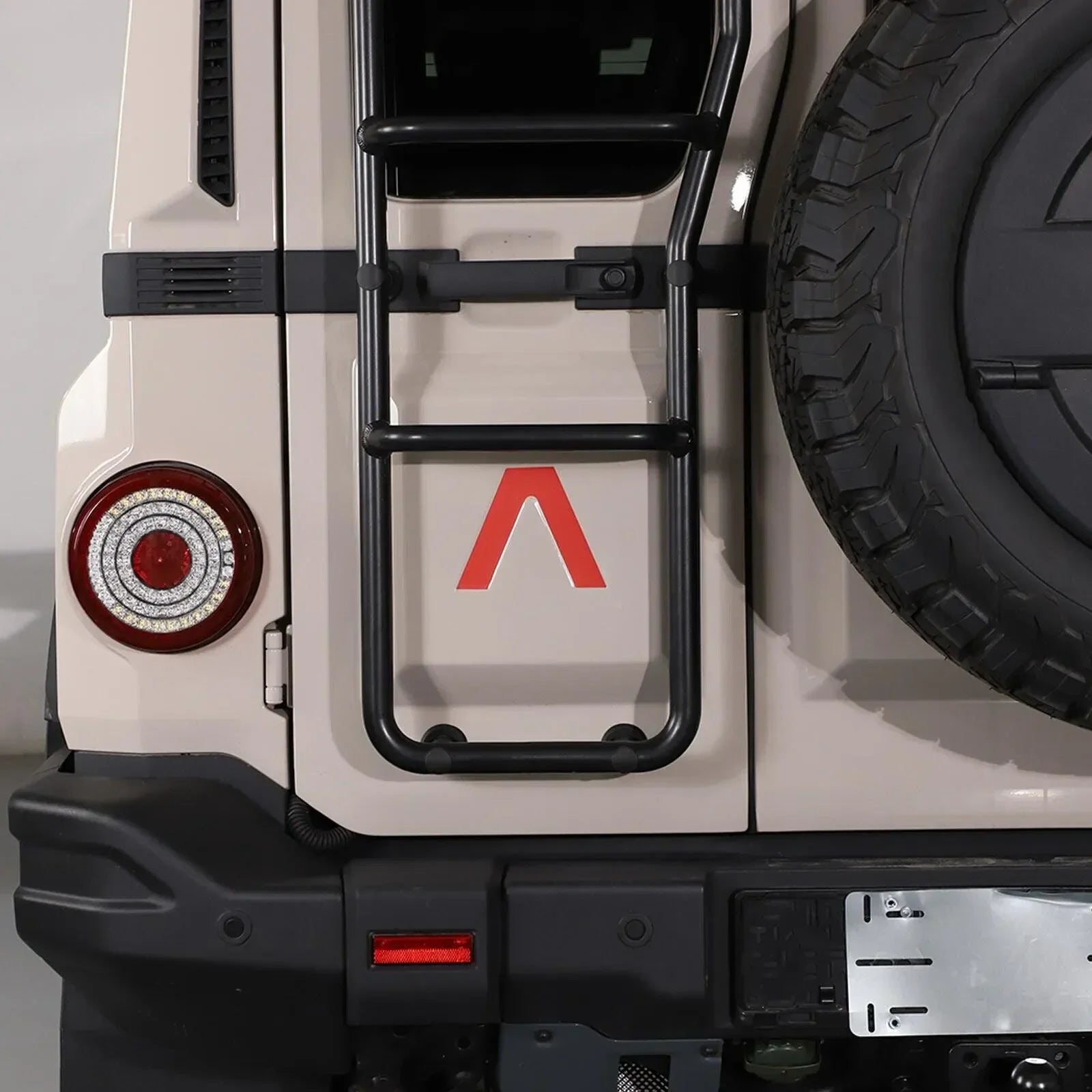 Emergency Reflective Lambda Rear Tailgate Overlay - 2024+ Grenadier