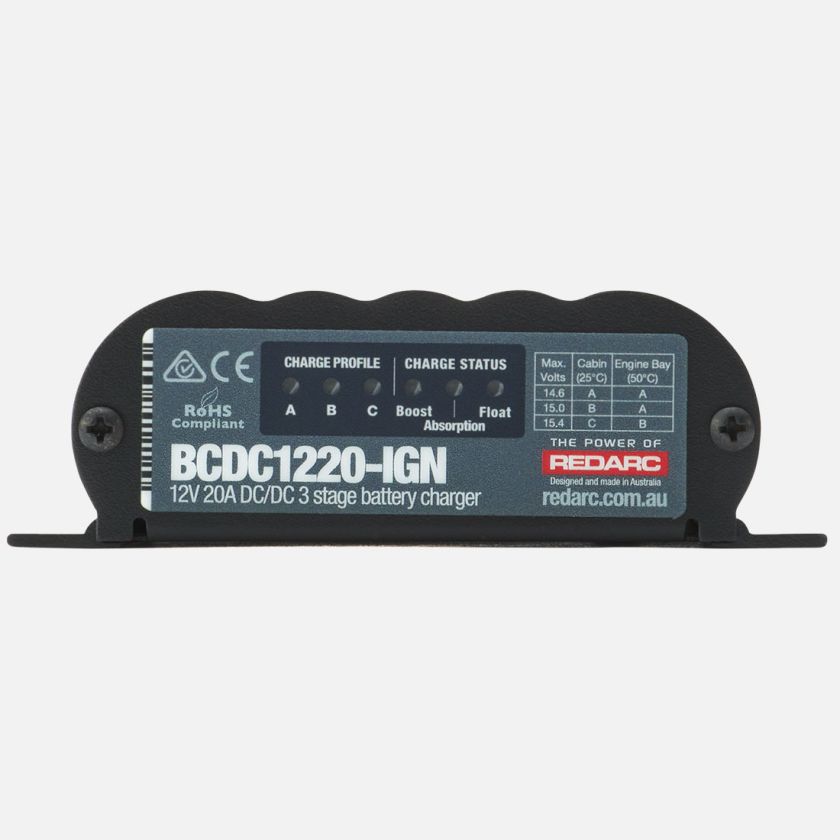 REDARC 20A In-Vehicle DC Battery Charger (Ignition Control) [A]