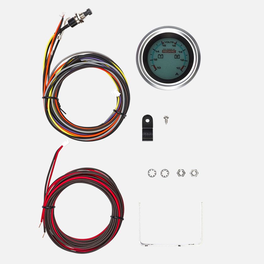 REDARC Dual Voltage 52mm Gauge with optional current display [A]