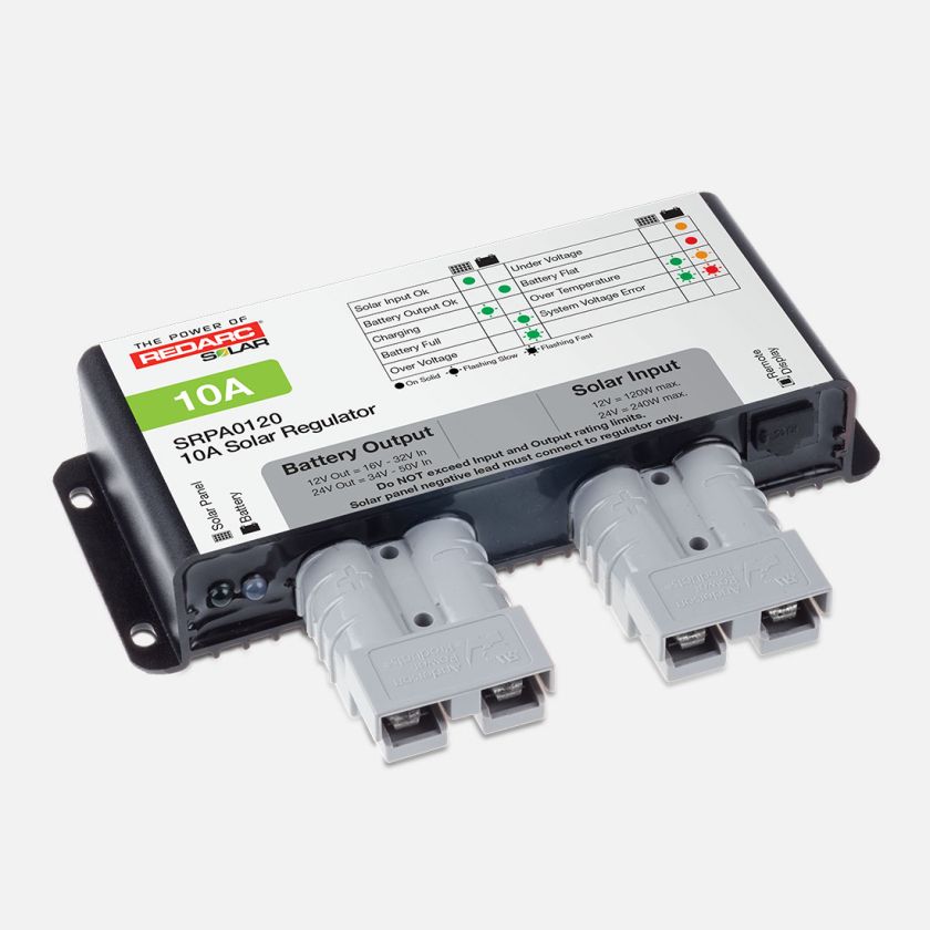 REDARC 10 AMP SOLAR REGULATOR - ANDERSON CONNECT [A]