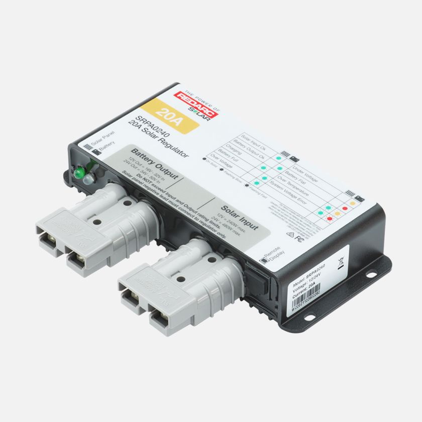 REDARC 20 AMP SOLAR REGULATOR - ANDERSON CONNECT [A]