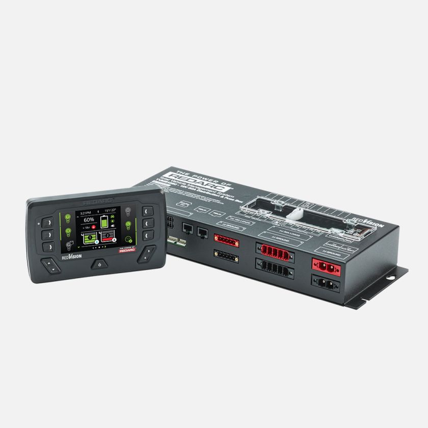 REDARC REDVISION DISTRIBUTION MODULE + REMOTE MONITOR [A]